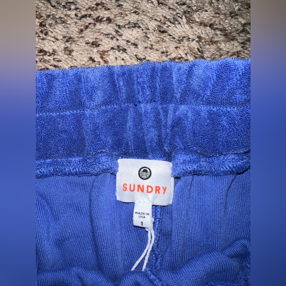 Sundry Terrycloth pants NWT - Picture 3 of 3